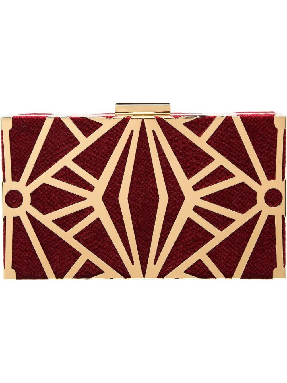 Women's Maroon Floral Satin Clutch Purses Detachable Strap Prom Evening Bag
